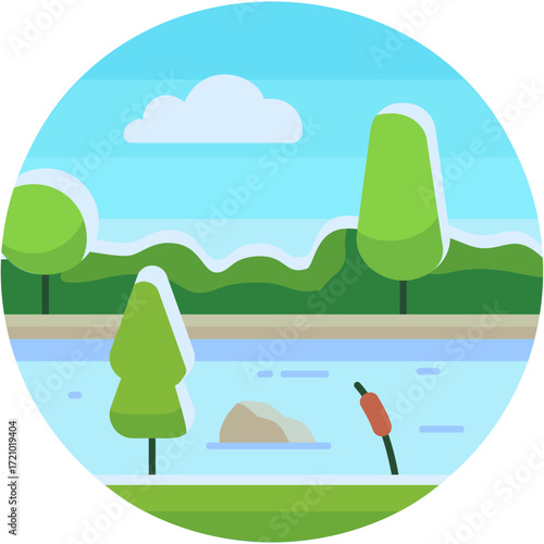 River Illustration