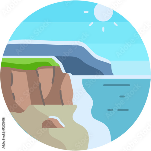 Coastline Illustration