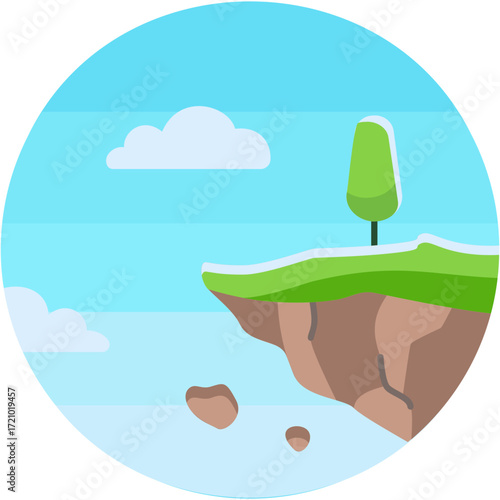 Cliff Illustration