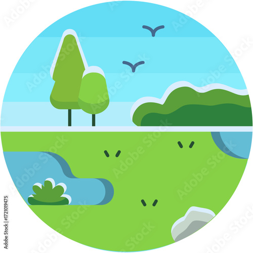 Wetland Illustration