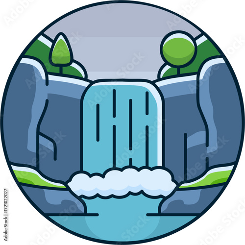 Watercall Sticker