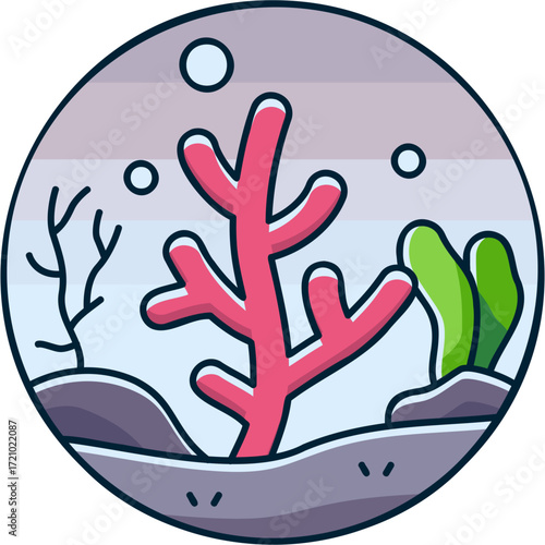 Coral Reef Sticker