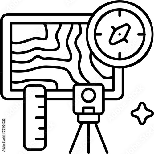 Geodesy Icon