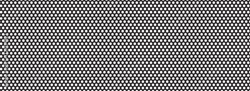Seamless Metal Mesh Pattern – Black and White Industrial Texture. vector illustrator.