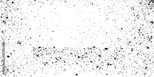 Dirty wet window glass with light rain drops texture and a black background
