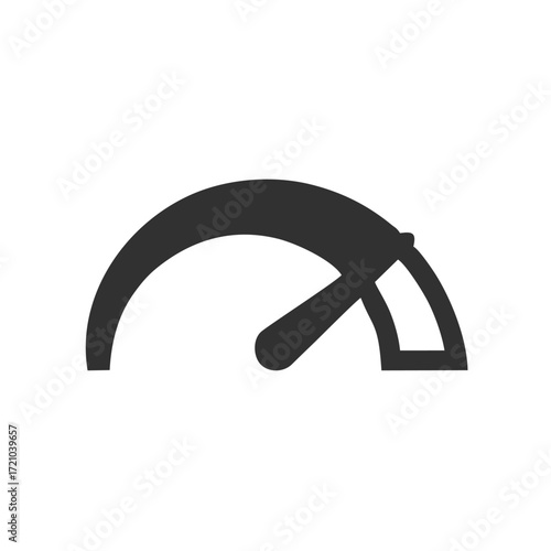 Speed test internet measure. Speedometer icon fast upload download rating. Quick level tachometer accelerate