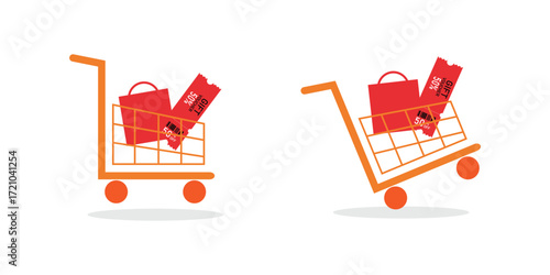 Gift voucher 50% discount on shopping