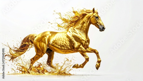 horse on the beach