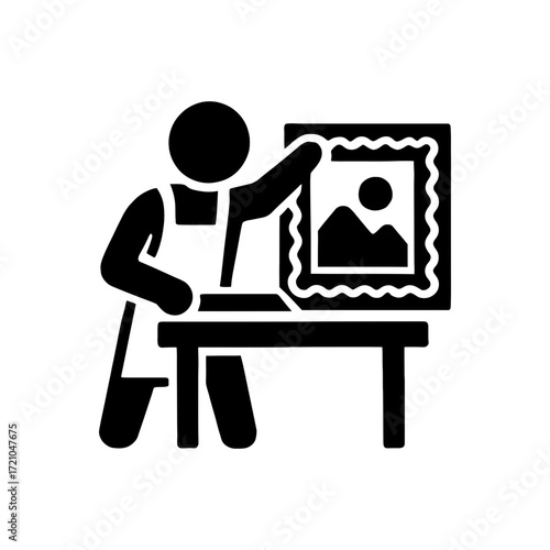 Picture Frame Crafting Icon