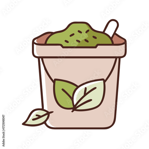 compost bin household isolated simple
