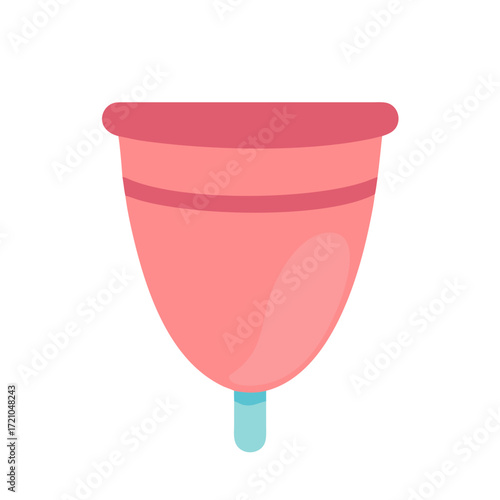 silicone menstrual cup simple icon
