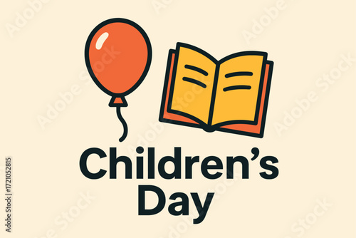  Children’s Day Flat Vector Illustration 