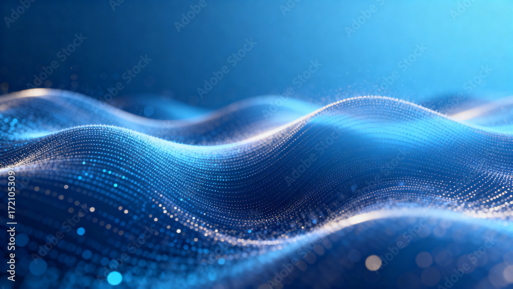 Obraz premium Abstract Digital Wave Pattern