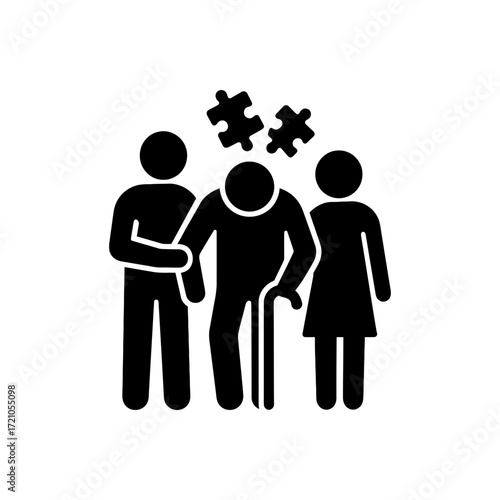 Elder Dementia and Memory icon