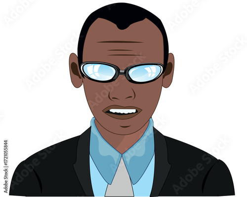 portrait black man men.eps