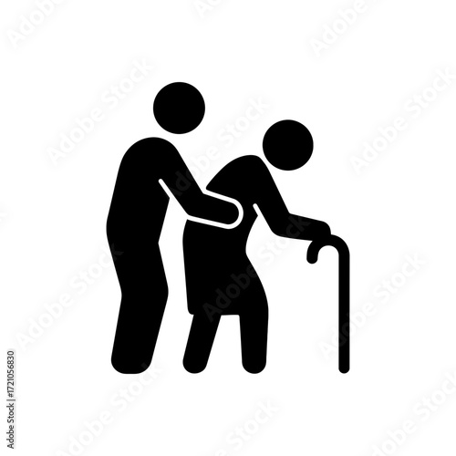 👵Elderly support icon