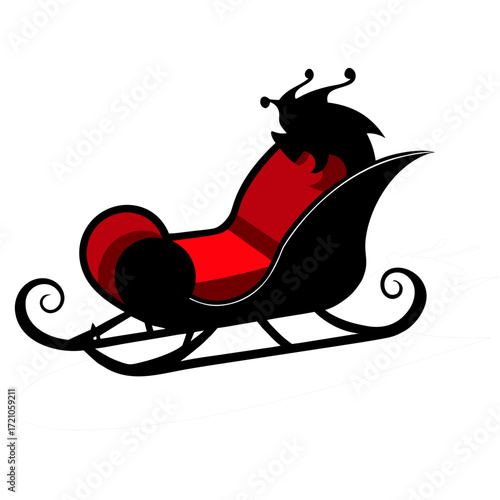santa claus riding a scooter