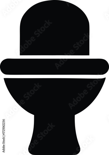 toilet symbol, restroom sanitary icon
