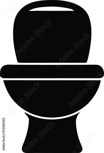 toilet vector art, wc lavatory design
