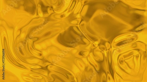 gold abstract water background liquid paint Fluid Art Drawing Footage