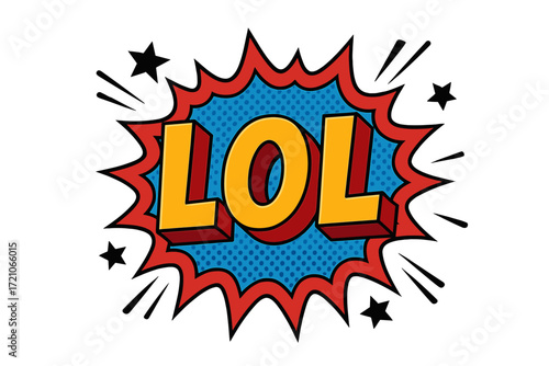 Comic expression icon set. funny, humor symbols in vibrant flat style collection