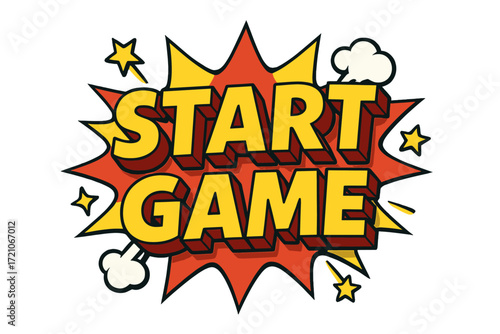 Comic style explosion icon set. vibrant action, pop art linear icon collection