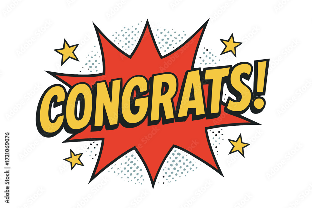 Fototapeta premium Comic book style icon set. bright, colorful graphics for fun, pop art designs.