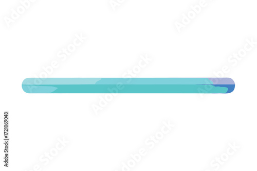 Horizontal Glowing Bar with Gradient Light Effect Vector Design Illustration