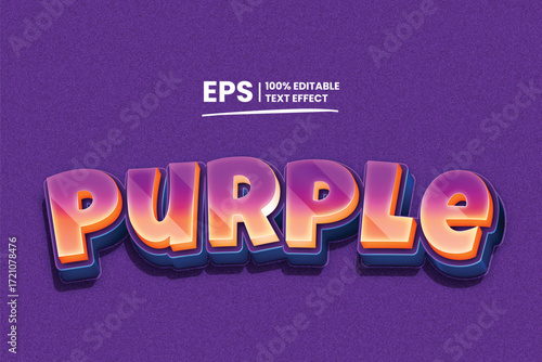 Text Effect Purple