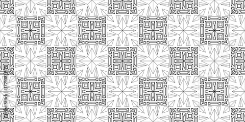 Seamless Transparent Art Deco Geometric Pattern for Background Layout Template