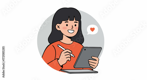 Vector illustration content creator