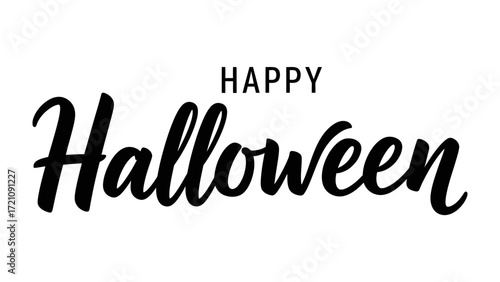Happy Halloween Greetings: A simple yet festive image that captures the essence of Halloween, conveying a feeling of fun. It's perfect for greetings and seasonal projects.