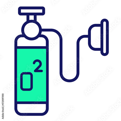 Oxygen Mask  Icon Set Multiple Style Collection