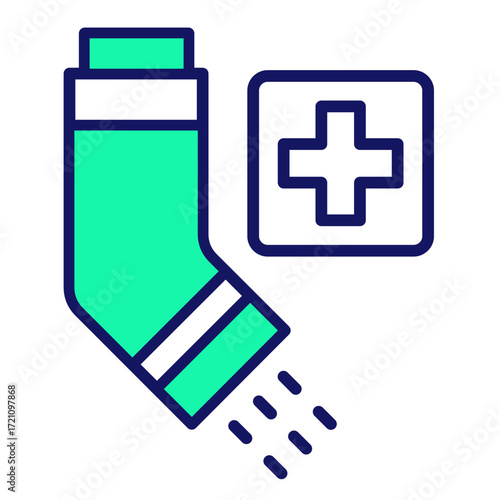 Inhaler  Icon Set Multiple Style Collection