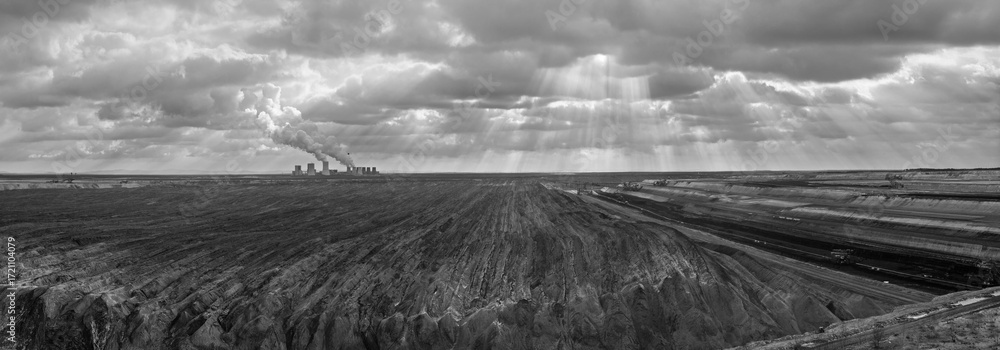 Fototapeta premium Tagebau Nochten