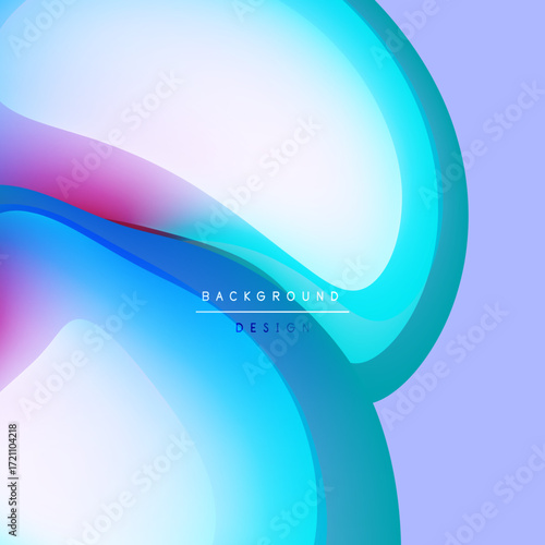 Abstract fluid shapes, vibrant colors blend. Soft gradients create dynamic background design. Modern aesthetic, smooth transitions visible.
