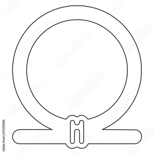 Symbol Shen ring Egyptian line