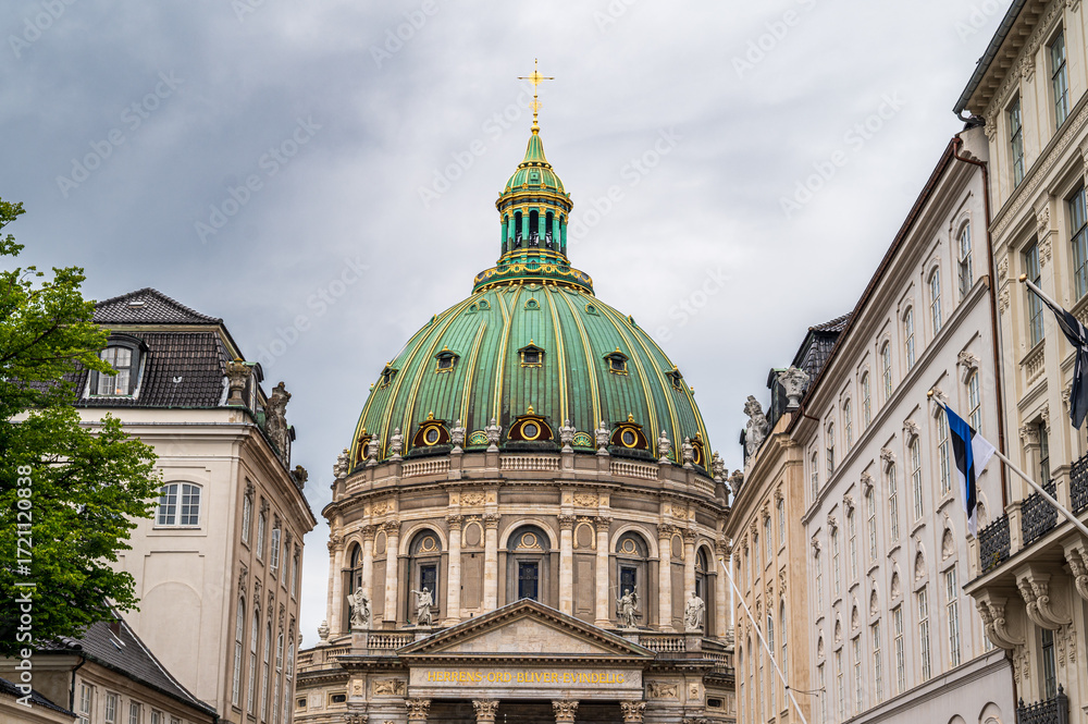 Obraz premium Die Frederiks Kirk in Kopenhagen