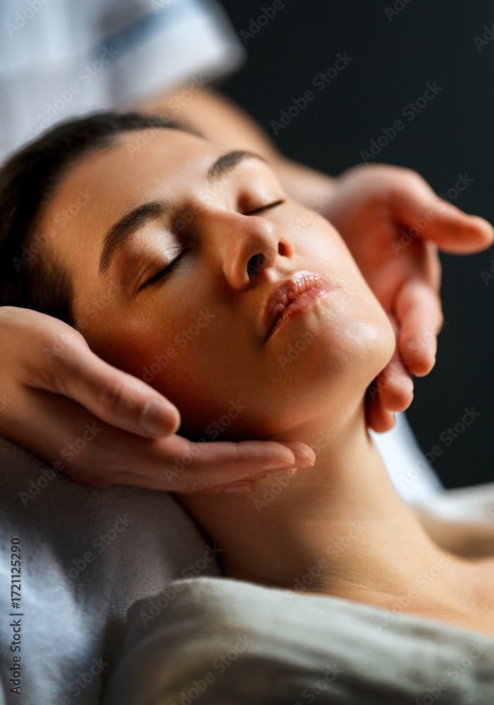 Naklejka premium Skin care and massage