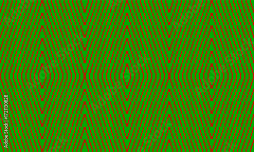 Red and green pattern, two tone red and green diamond patchwork step repeat pattern, replete image, design for fabric printing, Christmas's background