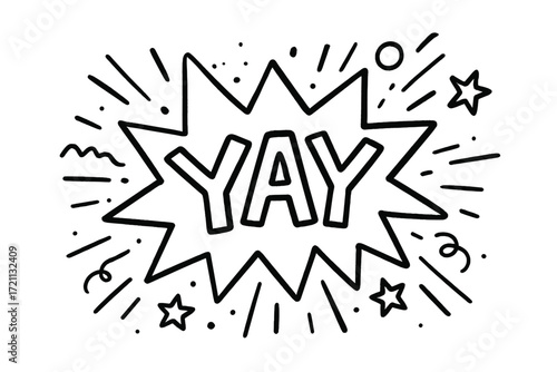 Celebratory icon set in line style. joyful, exciting celebration icons collection