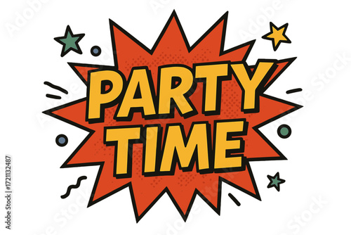 Comic book explosion icon set in cartoon style for fun, retro adventures