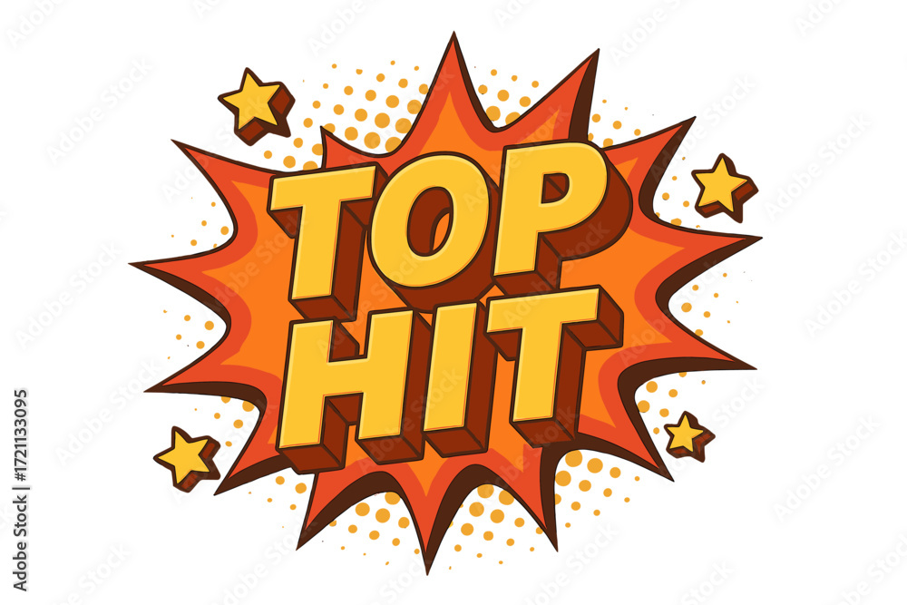 Fototapeta premium Comic book style icon set. pop art, explosion, speech bubble flat icons collection