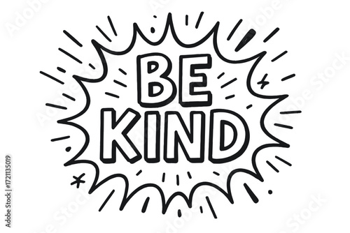 Kindness quote outline icon set. inspirational, encouragement outlined icon collection