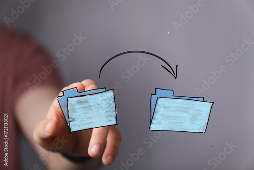 Hand moving files between f...