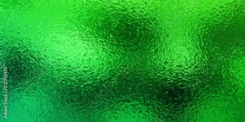 green Foil Texture Background with Glass Effect or sea green glass texture. Abstract gradient bright light reflection and shiny rough texture surface. Glass effect background
