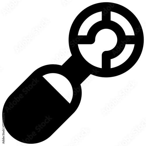 Blood pressure. Outlined stroke vector icon with black-filled details.