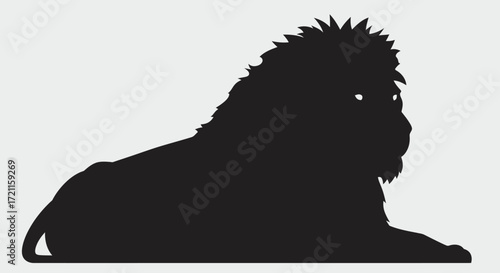 Majestic lion silhouette majestic wild animal powerful predator regal king animal kingdom royalty wild nature power strength