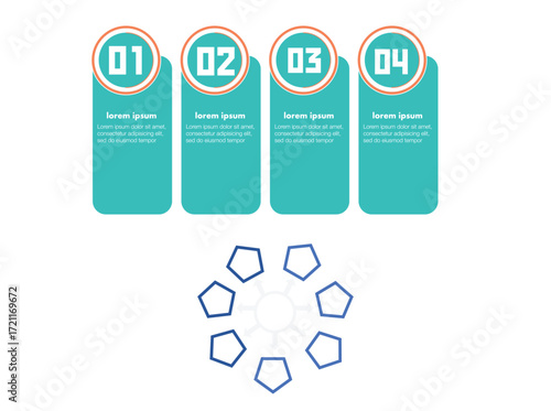 A professional business infographic template featuring a clean, modern design ideal for corporate presentations, annual reports, marketing strategies, and startup pitch decks. This infographic10