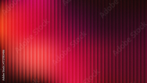 Vibrant red and purple gradient with vertical ribbed texture background